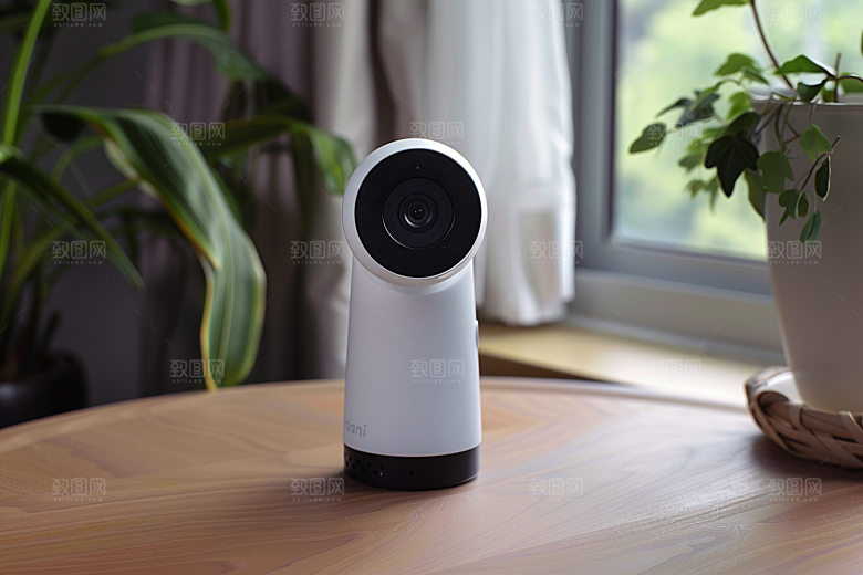 智能摄像头360度产品摄影图