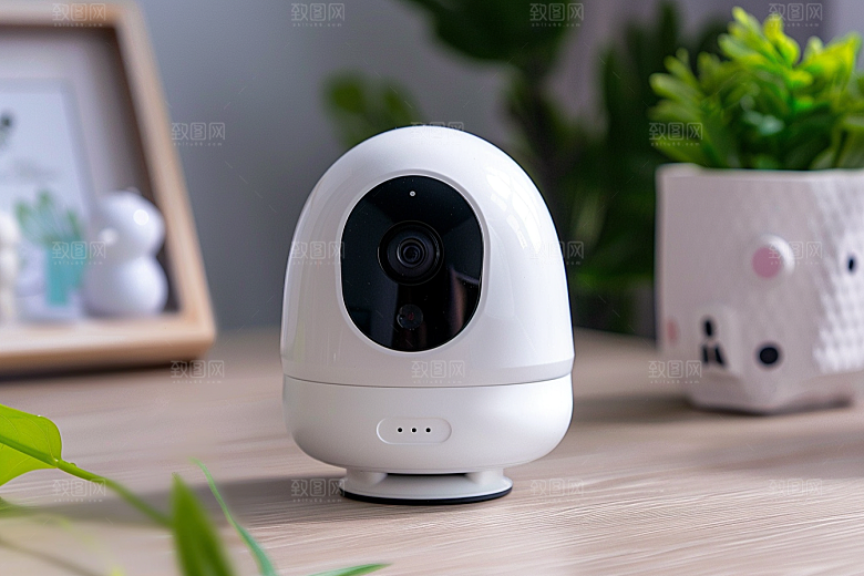 智能摄像头家居高清摄影图