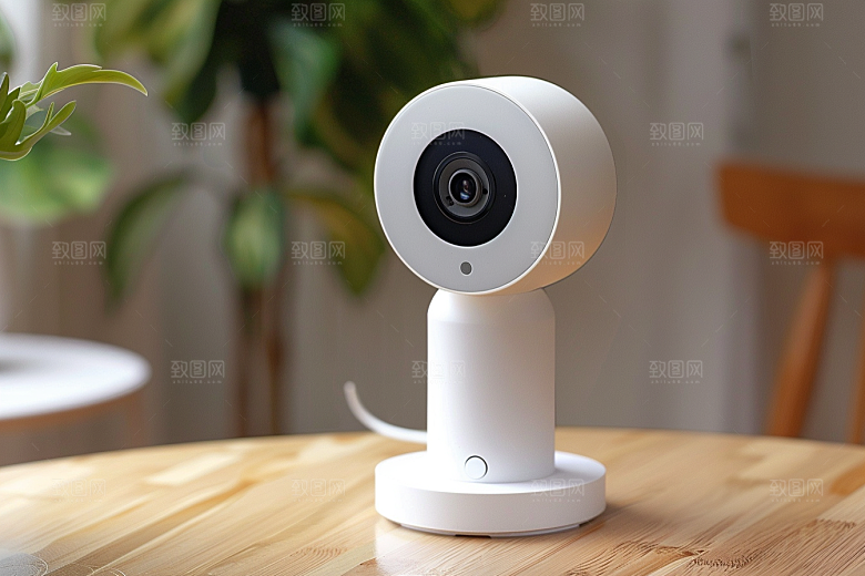智能摄像头360度产品摄影图