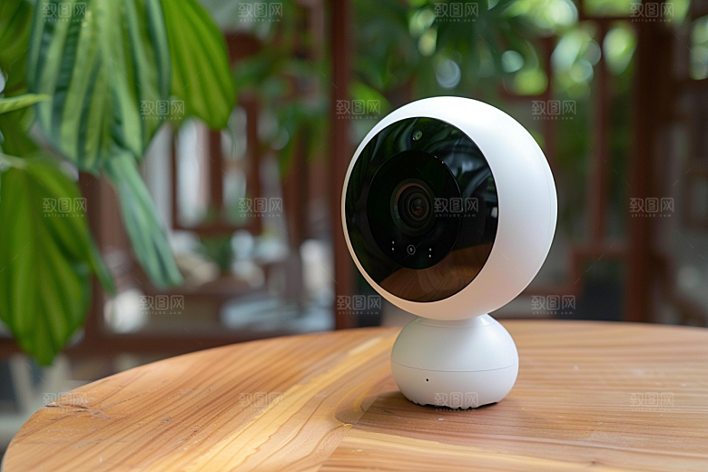 智能摄像头360度产品摄影图