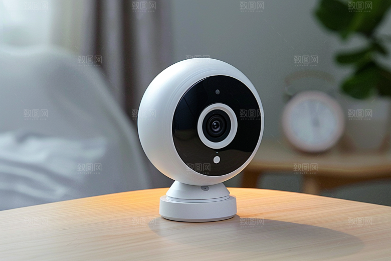智能摄像头产品360度摄影图
