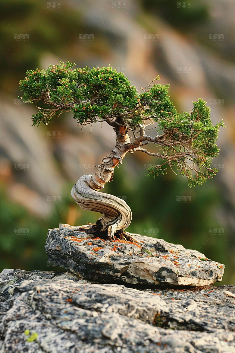 黑松盆景高清装饰摄影图