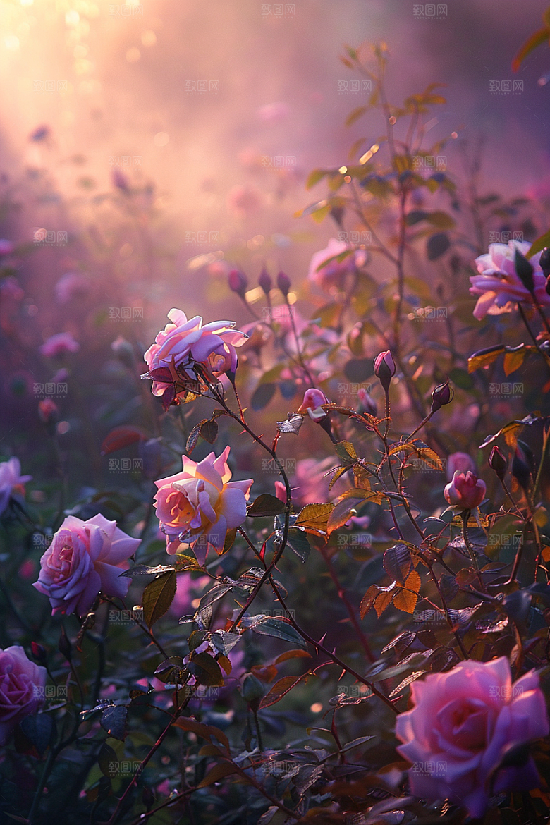 月季花浪漫花卉素材