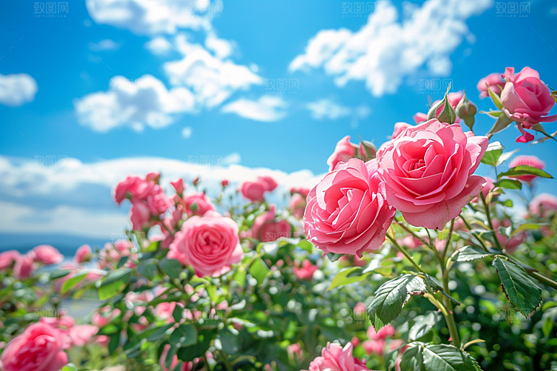 月季花五月欧月素材