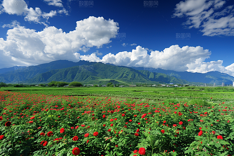 月季花花卉初夏素材