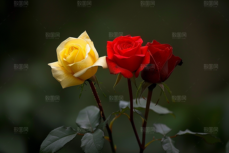 月季花花卉高清素材