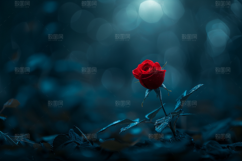 月季花浪漫欧月素材