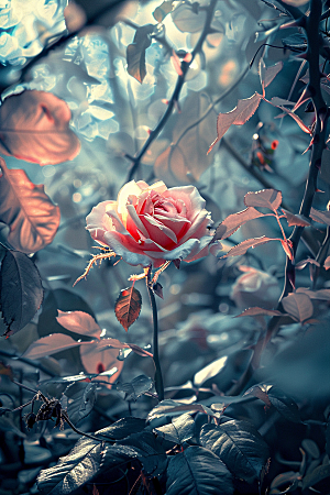 月季花浪漫玫瑰花素材