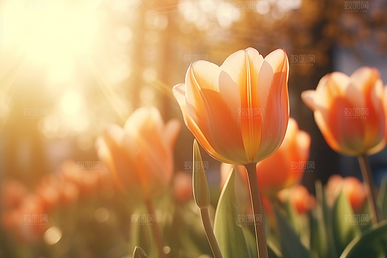 郁金香花朵花卉摄影图
