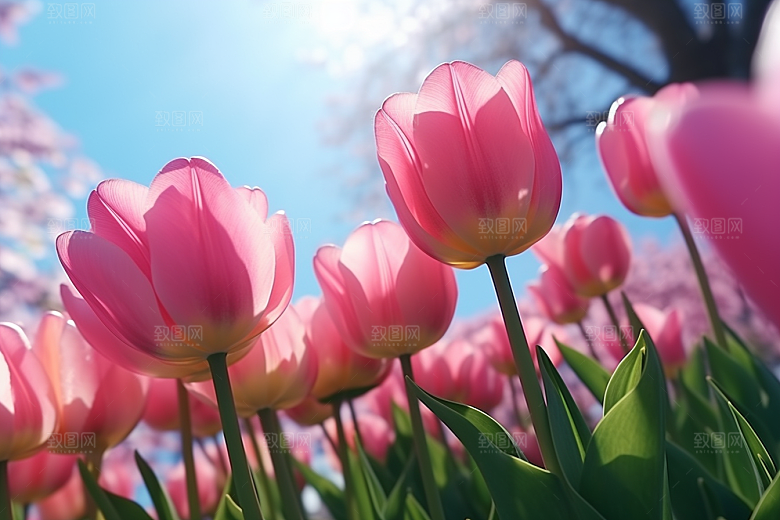 郁金香花卉高清摄影图