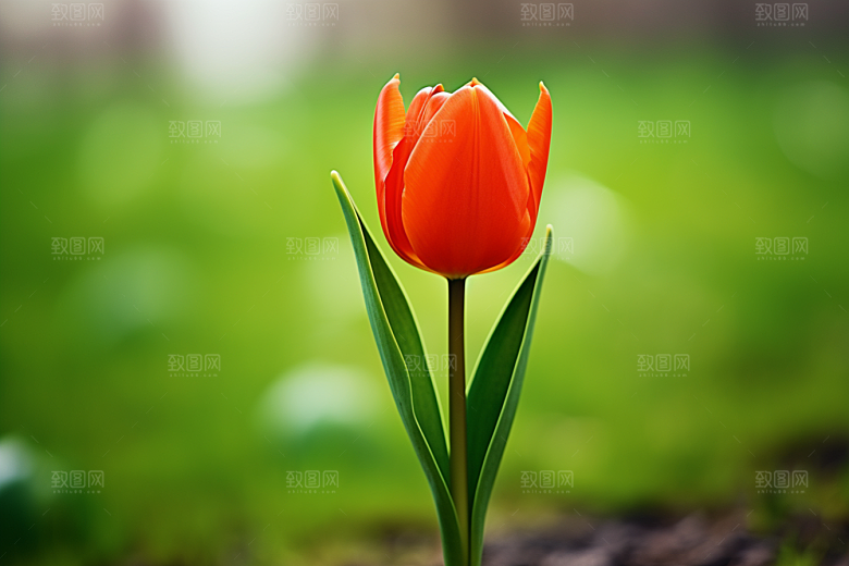 郁金香花朵花朵摄影图