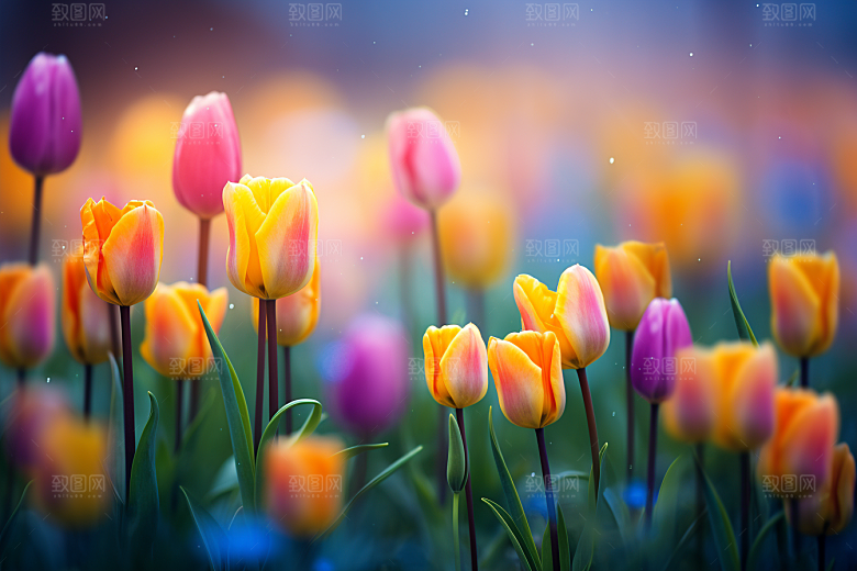 郁金香花卉花朵摄影图