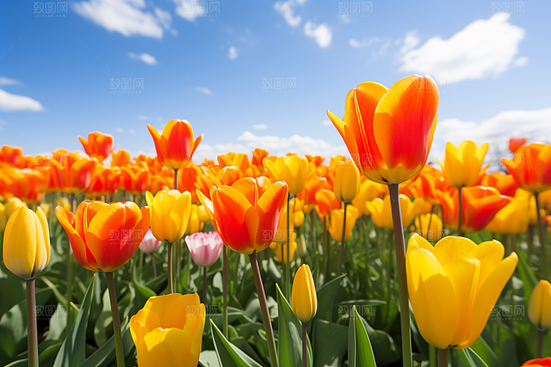 郁金香花卉高清摄影图