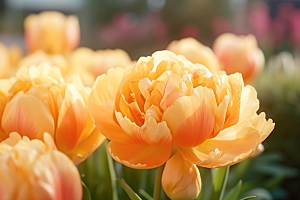 郁金香花卉缤纷摄影图