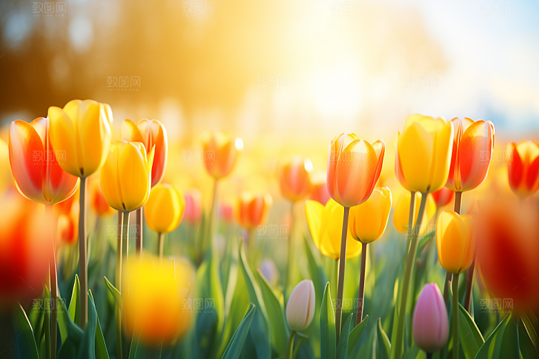 郁金香花朵花卉摄影图