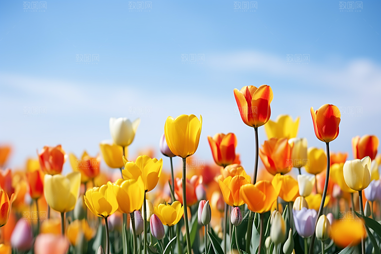 郁金香花朵花朵摄影图