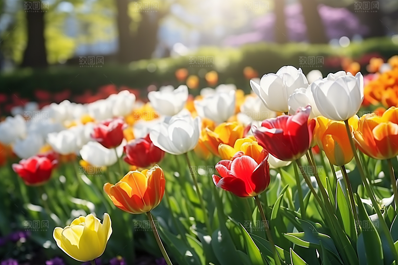 郁金香花卉花朵摄影图