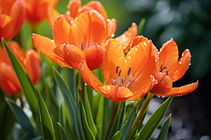 郁金香花朵高清摄影图