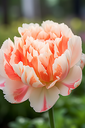 郁金香灿烂花朵摄影图