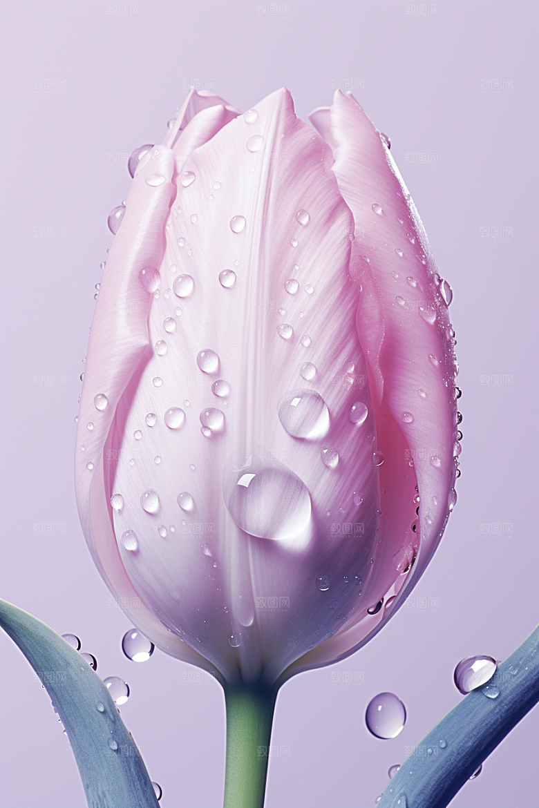 郁金香自然花朵摄影图