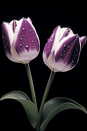 郁金香花朵花朵摄影图