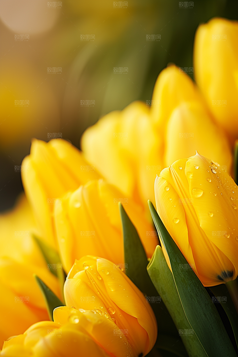 郁金香花卉自然摄影图