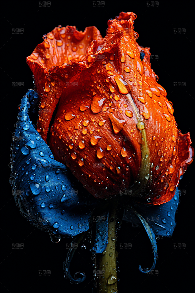 郁金香花朵自然摄影图