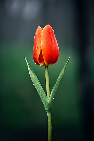 郁金香花卉阳光摄影图