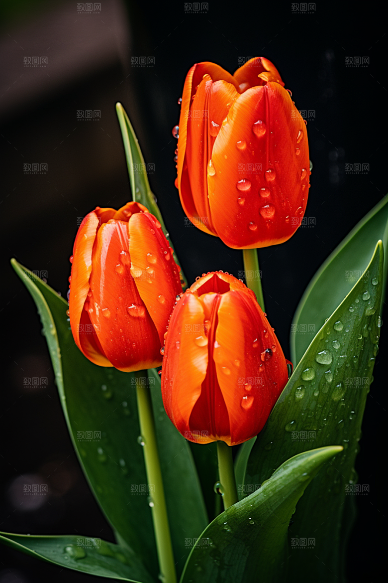 郁金香植物花卉摄影图