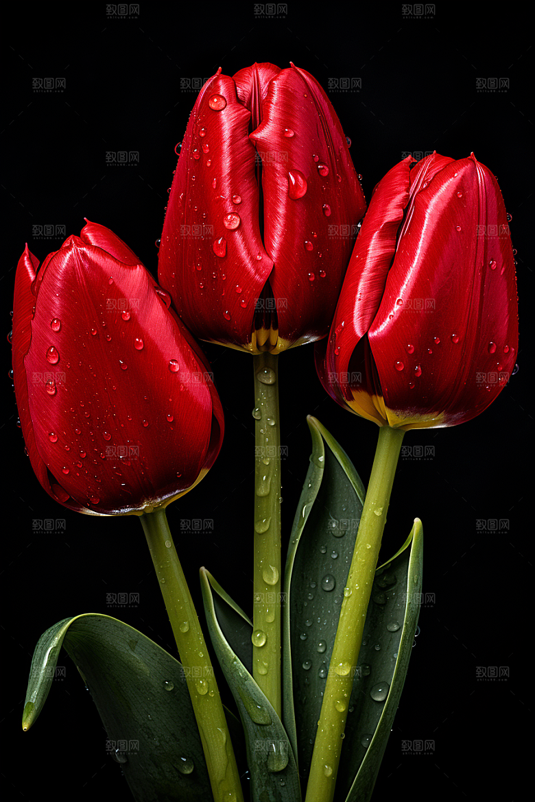 郁金香花卉花朵摄影图
