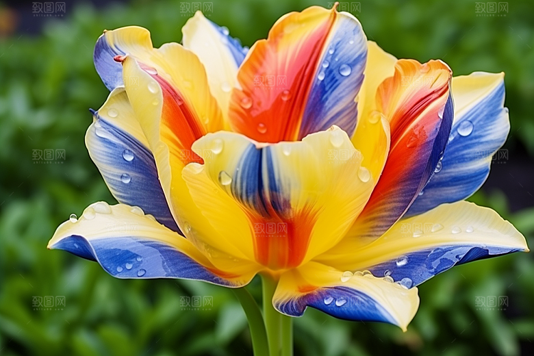 郁金香花卉自然摄影图