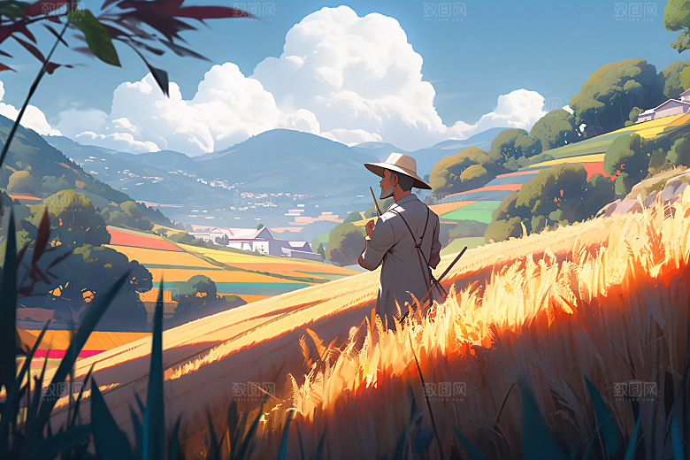 各行各业人物不同职业五一劳动节插画