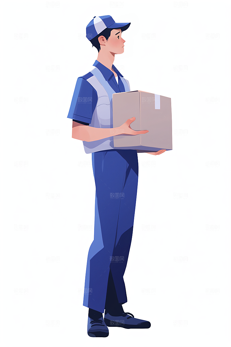 各行各业人物不同职业工种插画