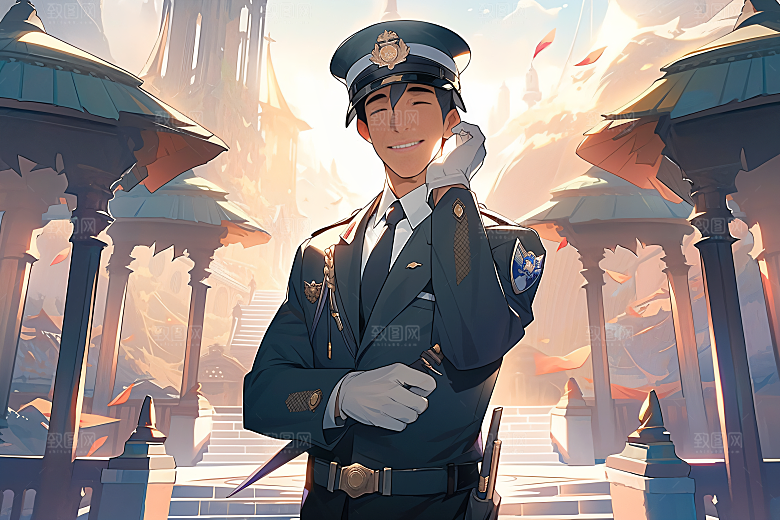各行各业人物肖像形象插画
