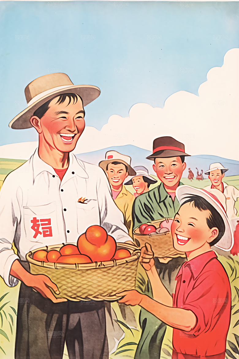 各行各业人物致敬劳动者工种插画