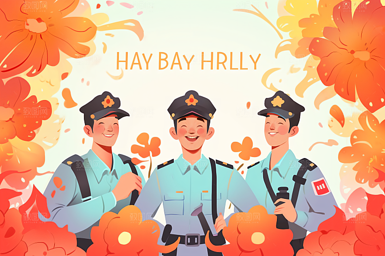 各行各业人物五一劳动节形象插画