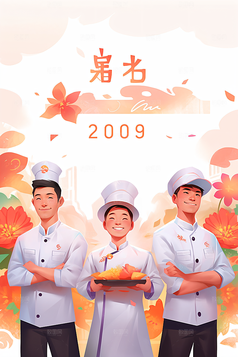 各行各业人物人物工种插画