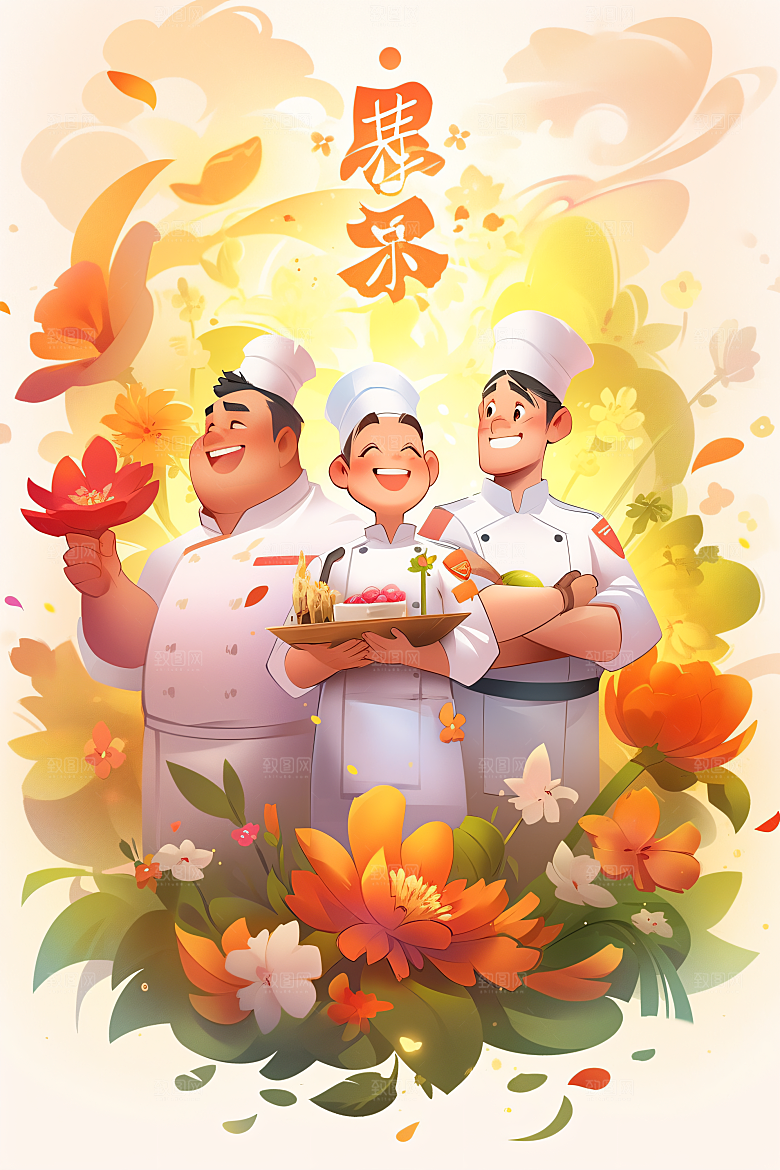 各行各业人物五一劳动节肖像插画