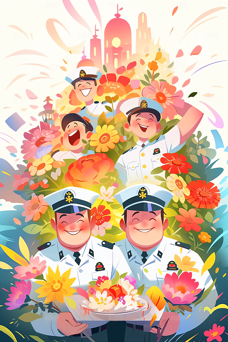 各行各业人物不同职业致敬劳动者插画