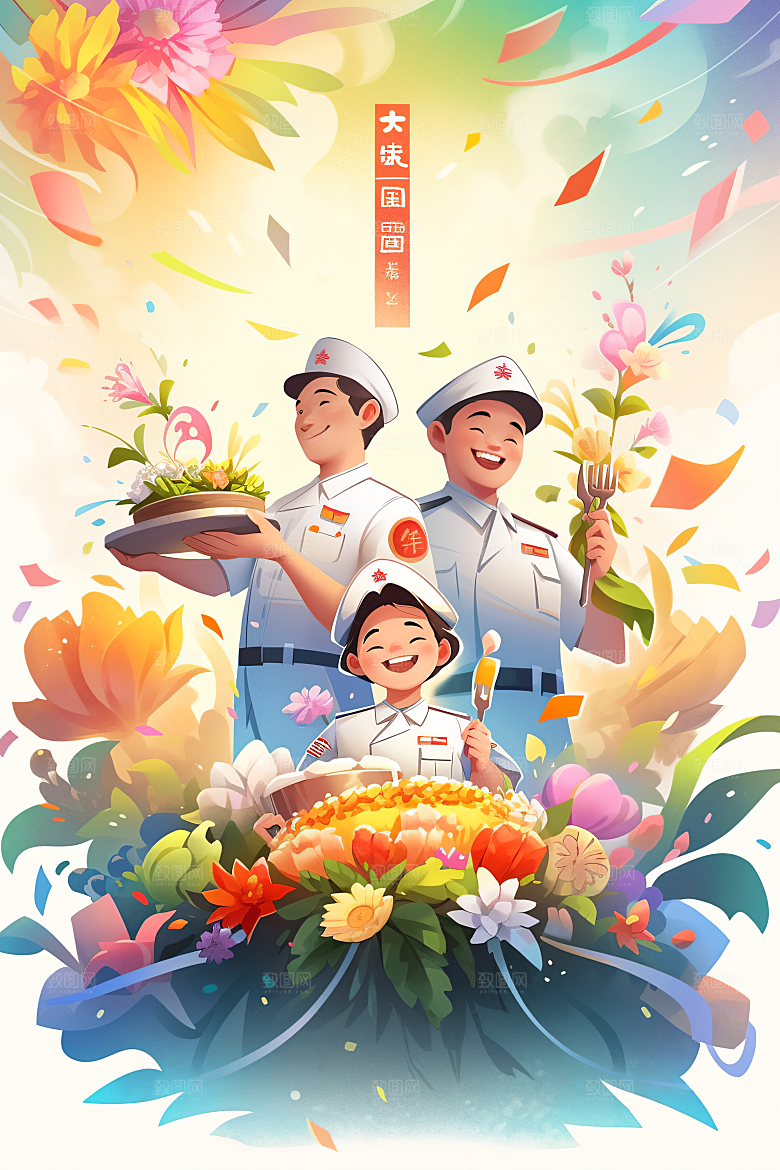 各行各业人物不同职业形象插画