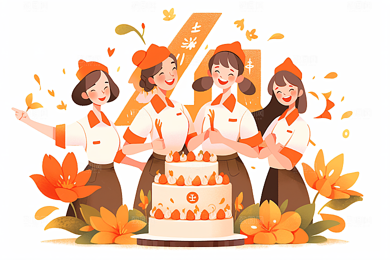 各行各业人物人物形象插画