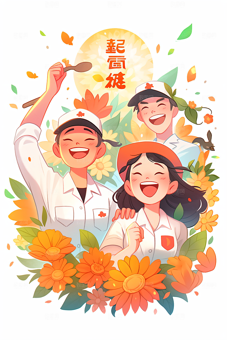 各行各业人物人物形象插画