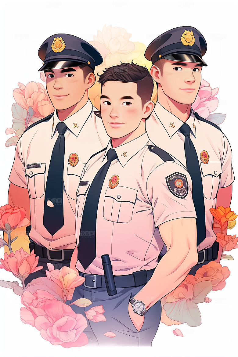 各行各业人物行业五一劳动节插画
