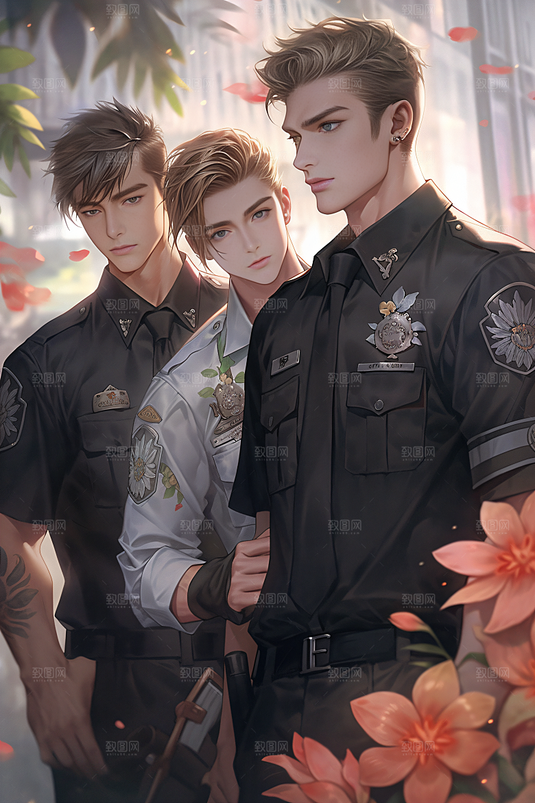 各行各业人物人物工种插画