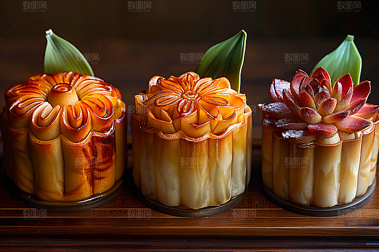 中秋月饼广式月饼中秋节摄影图