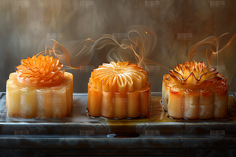 中秋月饼广式月饼高清摄影图