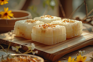 中秋月饼习俗中秋节摄影图
