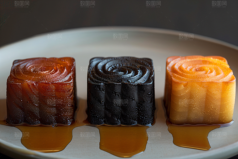 中秋月饼高清美味摄影图