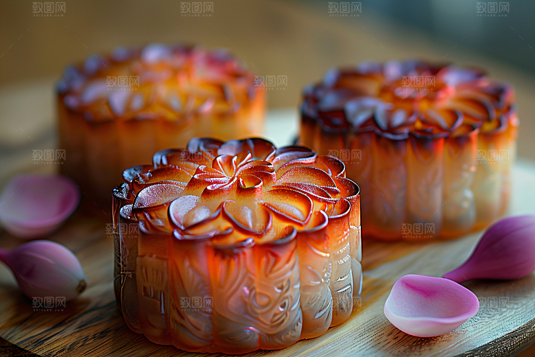 中秋月饼美味高清摄影图