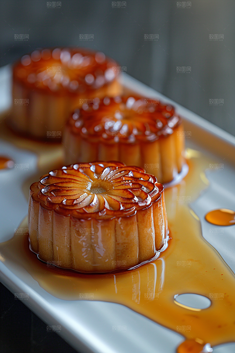 中秋月饼传统节日莲蓉月饼摄影图